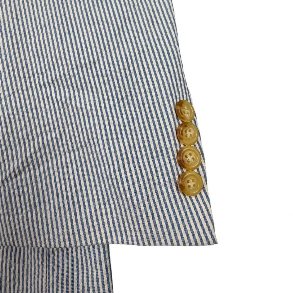 J Crew Blazer Men's Lot Size S 38R Patchwork, Seersucker,Windowpanes Wool/Cotton